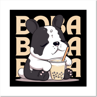 Boba Bubble Tea Dog Posters and Art